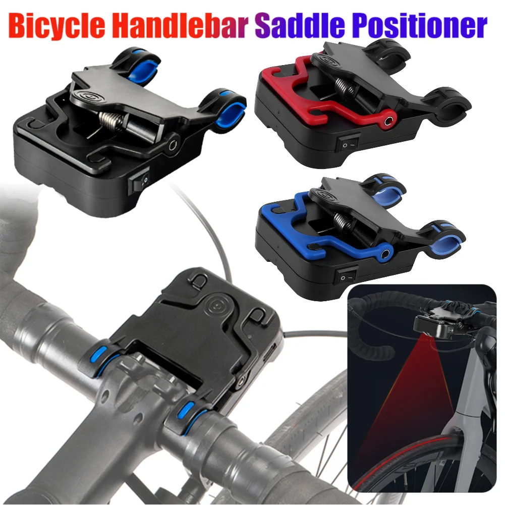 

Bicycle Handlebar Laser Aligner Professional Bike Seat Calibrator Type C Charging Bicycle Seat Center Adjuster Measurement Tool