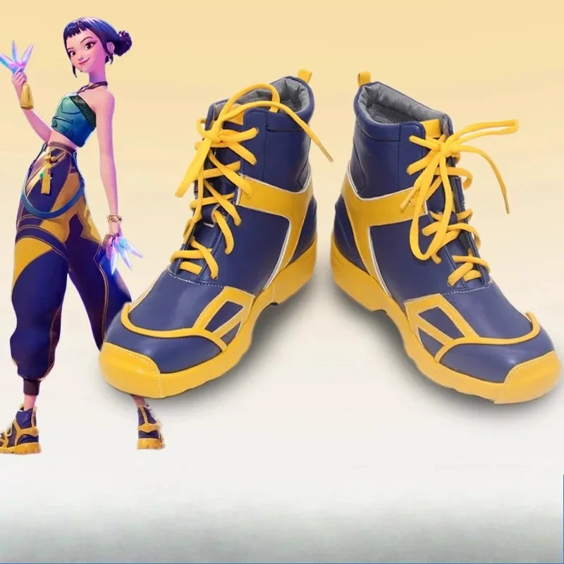 

qq28LQZoey Cosplay Boots Game KPop Demon Hunters Role Play Performance Props Halloween Christmas Carnival Shoes