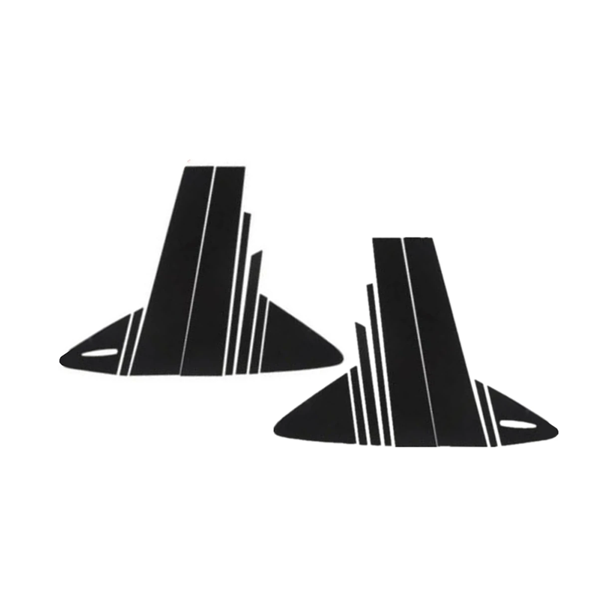 

Накладки на стойки боковых дверей (молдинги) для Toyota Corolla 2020-2022, черные, 16 шт.