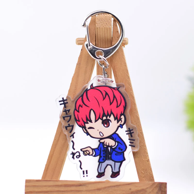 Dandadan Arcylic Keychain Cartoon Figures Keyrings Anime Key Chain Accessories 7 Styles