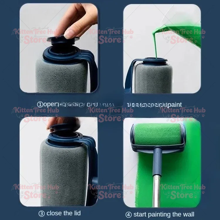 latex-roller-paint-brush-dead-corner-fine-hair-roller-paint-brush-tool-wall-paint-roller-brush-adjustable-wall-decorative