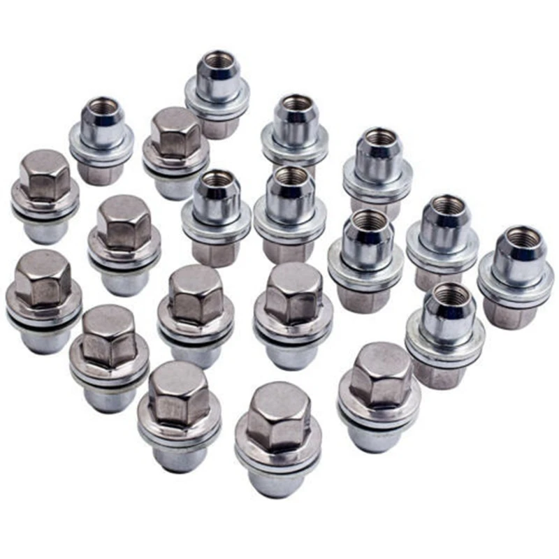 10 Pcs 14X1.5 Wheel Nut Cap RRD500290 Auto Hub Screw Cover For Land Rover Discovery 3 4 Range Rover Sport 2004-2009