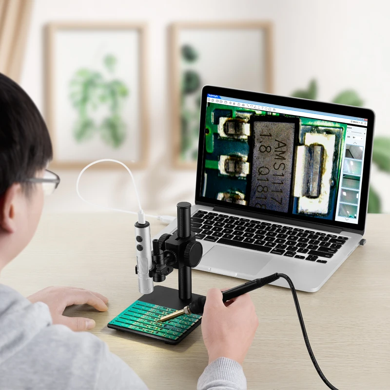 Supereyes B013 12MP Digital Microscope 1-750X