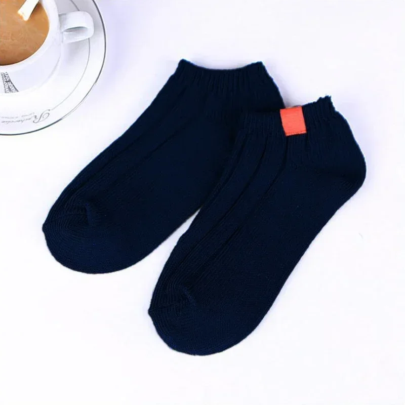 

Women's Socks for Woman Winter Autumn Low Cut Kawaii Cotton Black Red Khaki Feminino Girls Cute Sock JDT127