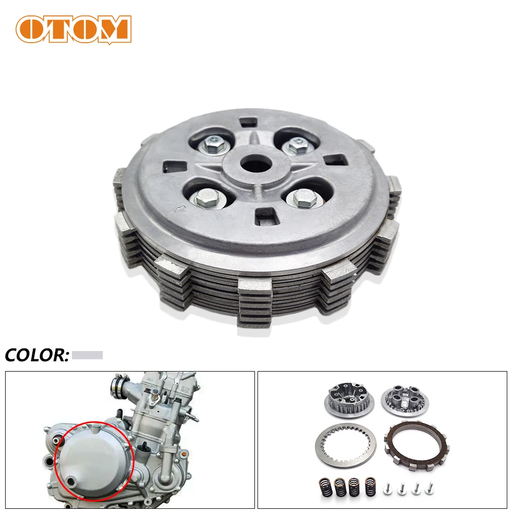 Complete Slipper Clutch Assembly For ZONGSHEN ZS177MM NC250 Engine Transmission Disc Friction Plate Off Road Motorcycle Accessor