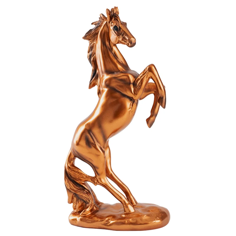 

Animal Decorative Sculpture Home Decor Horse Statues & Figurines Living Room Decoration Table Desk Office Painted Dropshipping