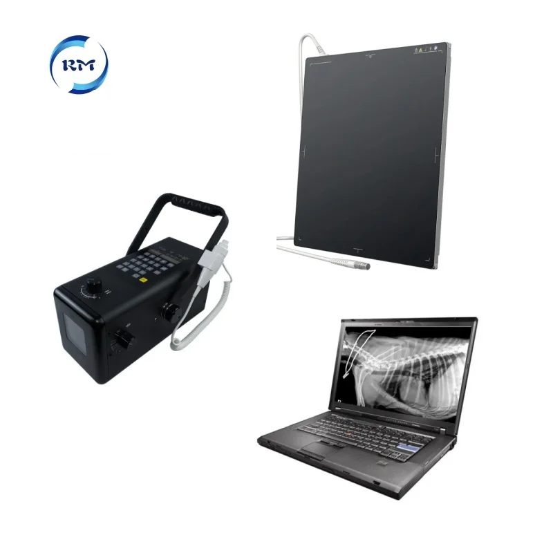 Portable Veterinary X-ray Scanner Handheld Digital Portable Vet Xray Machine with Flat Panel Detector RX Machine