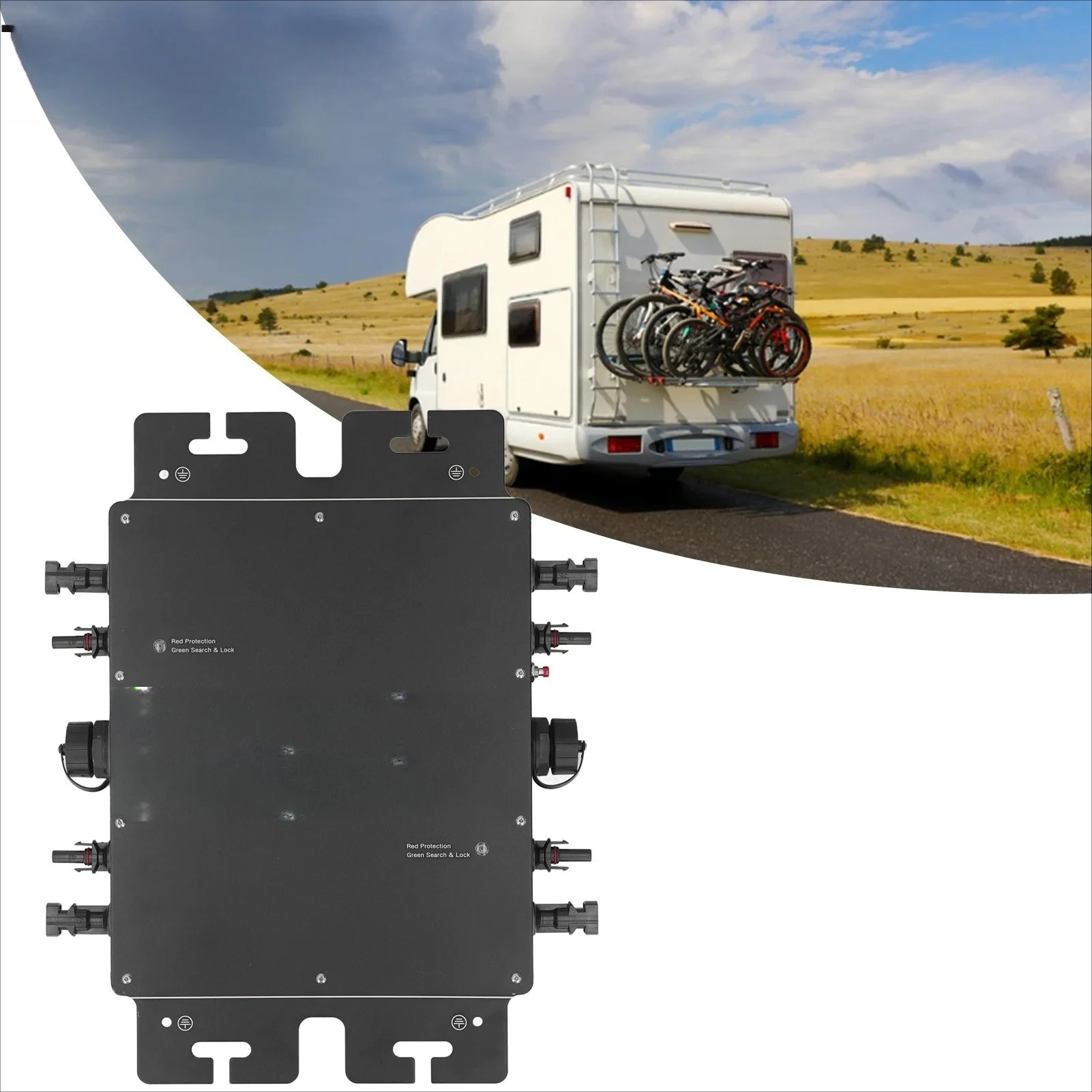 Solar Grid Tie  Inverter 2000W WiFi Control Waterproof for Power Solar Grid Tie  Inverter Solar  Inverter