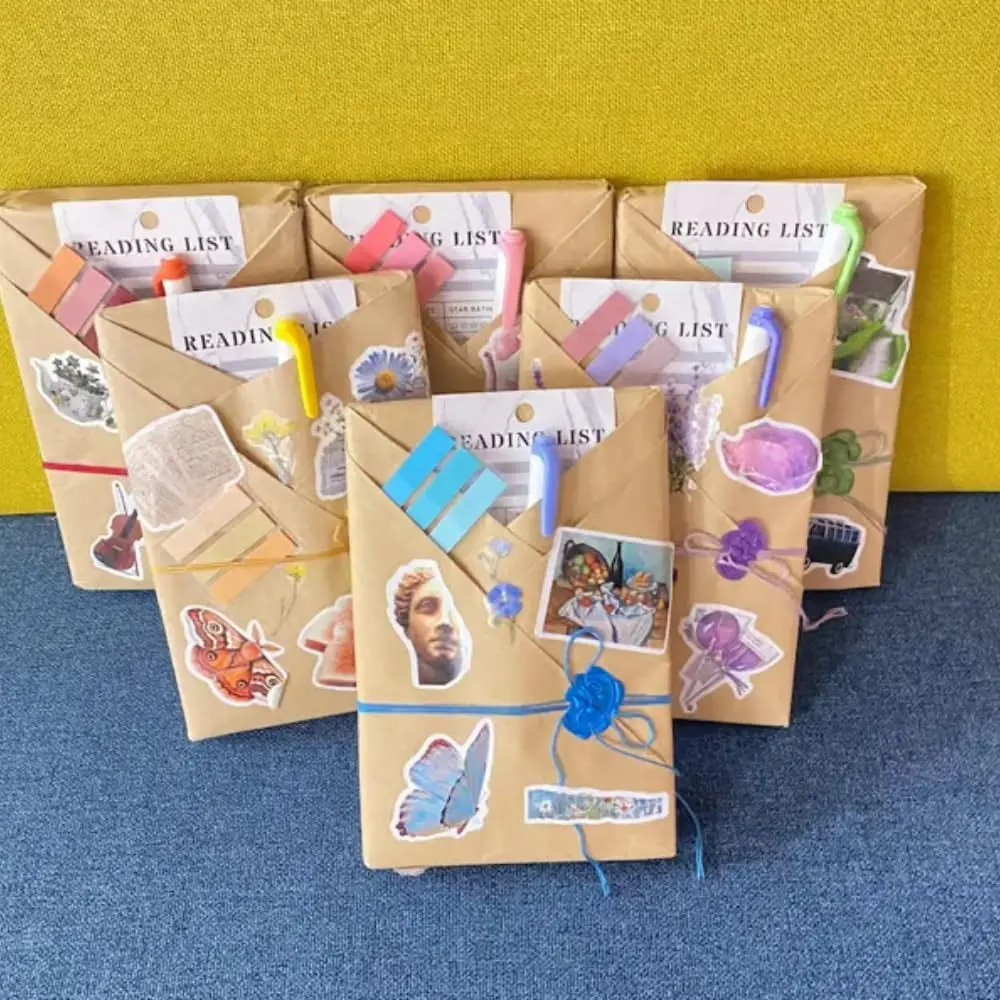

Creative DIY Blind Date with A Book Multicolor Unique Bookish Stickers Tip Highlighter Romantic Blind Date Box for Girls Gifts