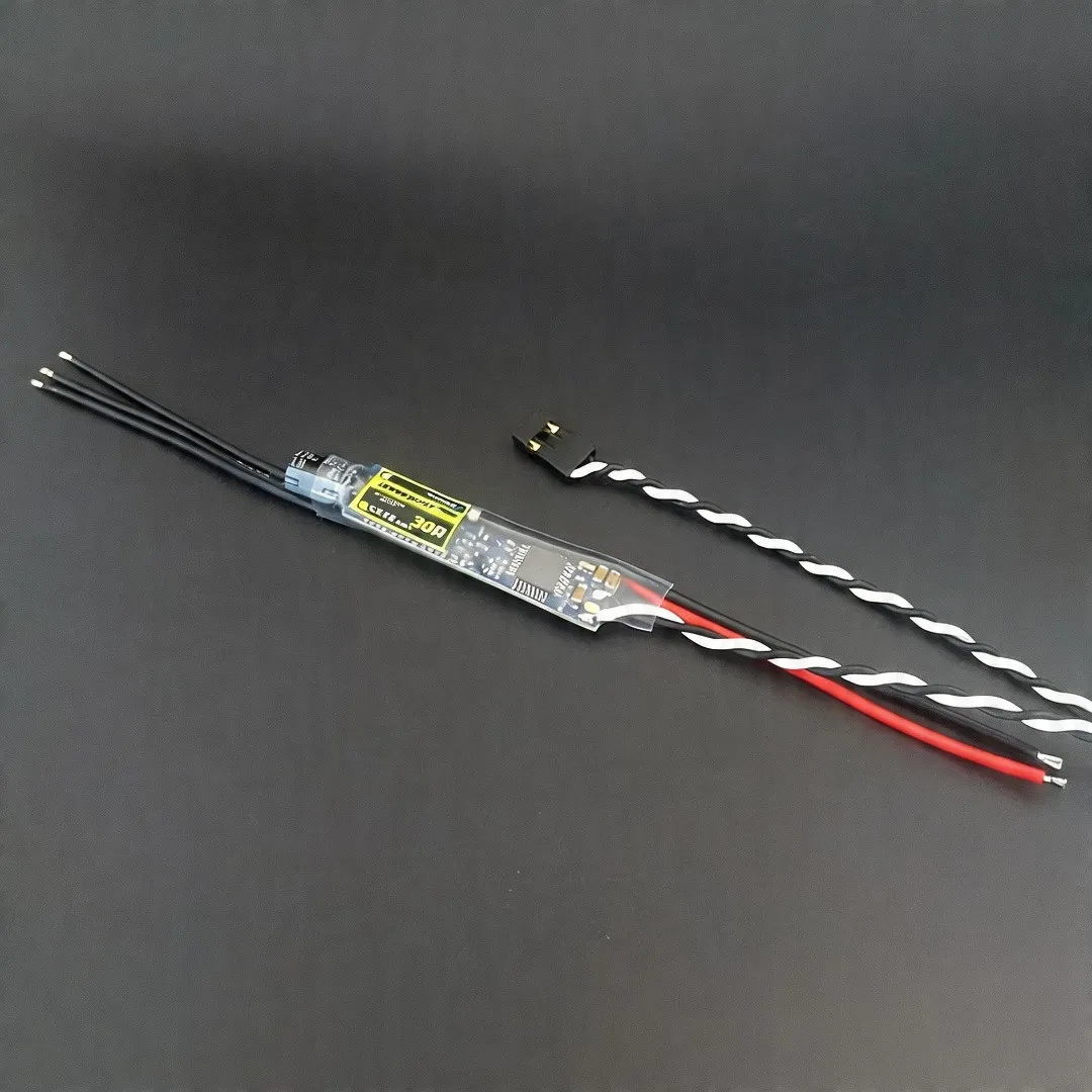 HTIRC Dragonfly Series Mini 30A Brushless ESC 2-6S Lipo BLHeli-S BEC 5V 2A FPV Racing Drone Quadcopter RC Airplane