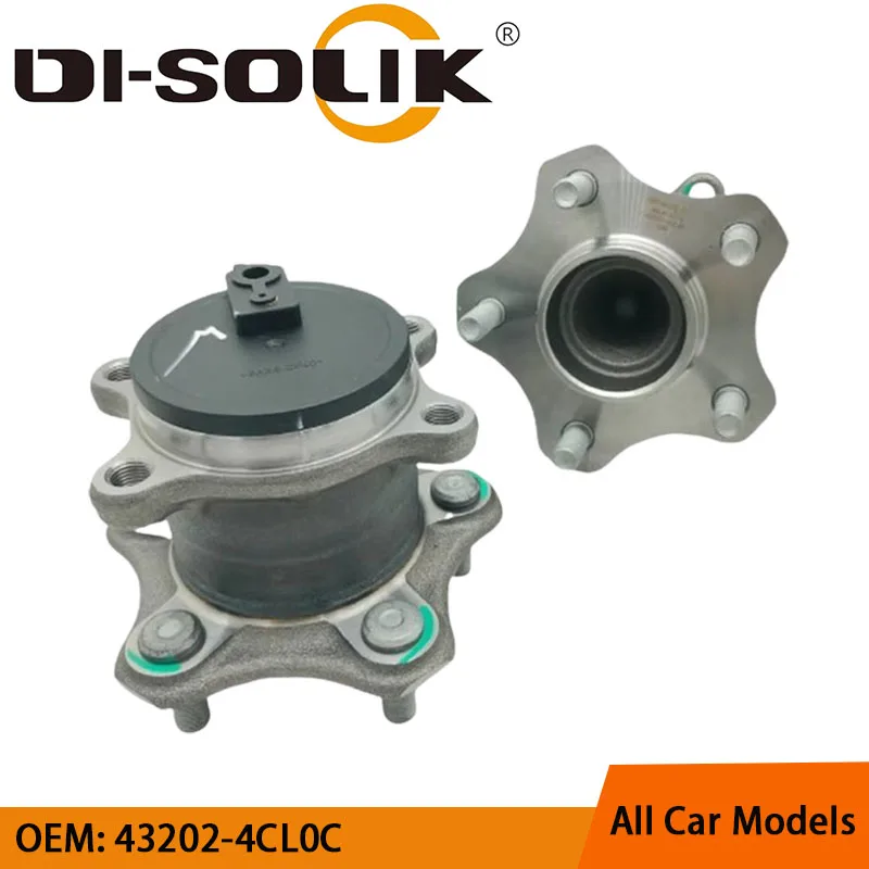 

DI-SOLIK 43202-4CL0C Auto Rear Wheel Hub Unit Rear Axle for 20 Nissan Qashqai XTRAIL