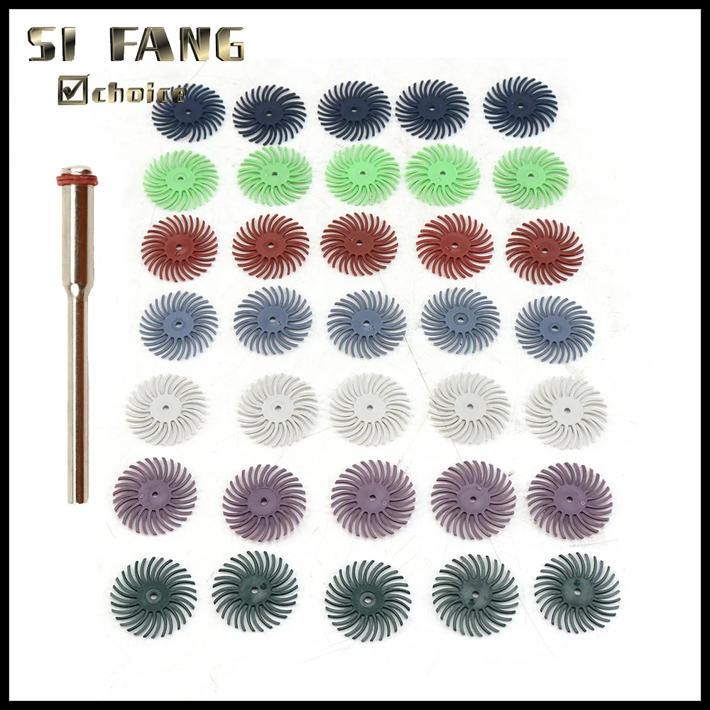 21Pcs 1"Radial Bris…