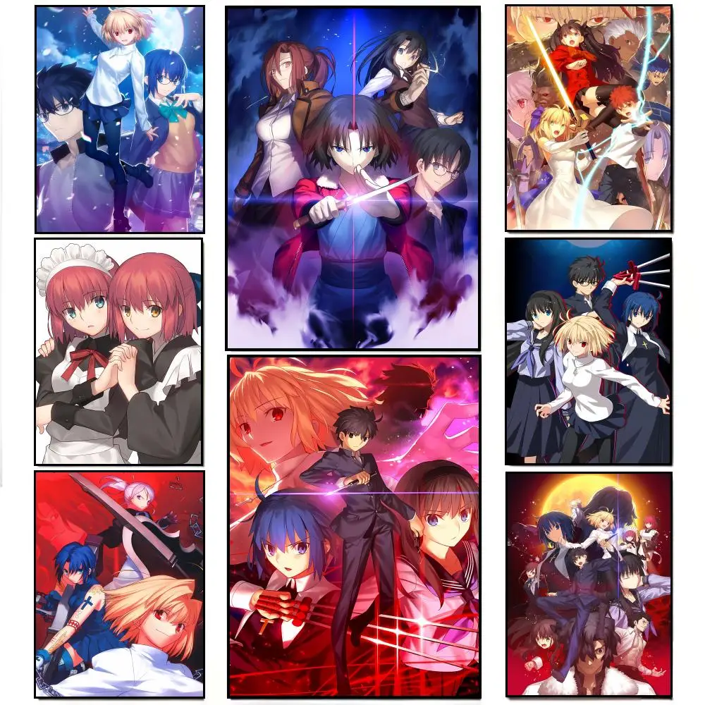 Competitive Anime L-LUMINA MELTY BLOOD T-TYPE LUMINA Poster HD  Waterproof Wall Sticker Bar Living Room Decor Gift