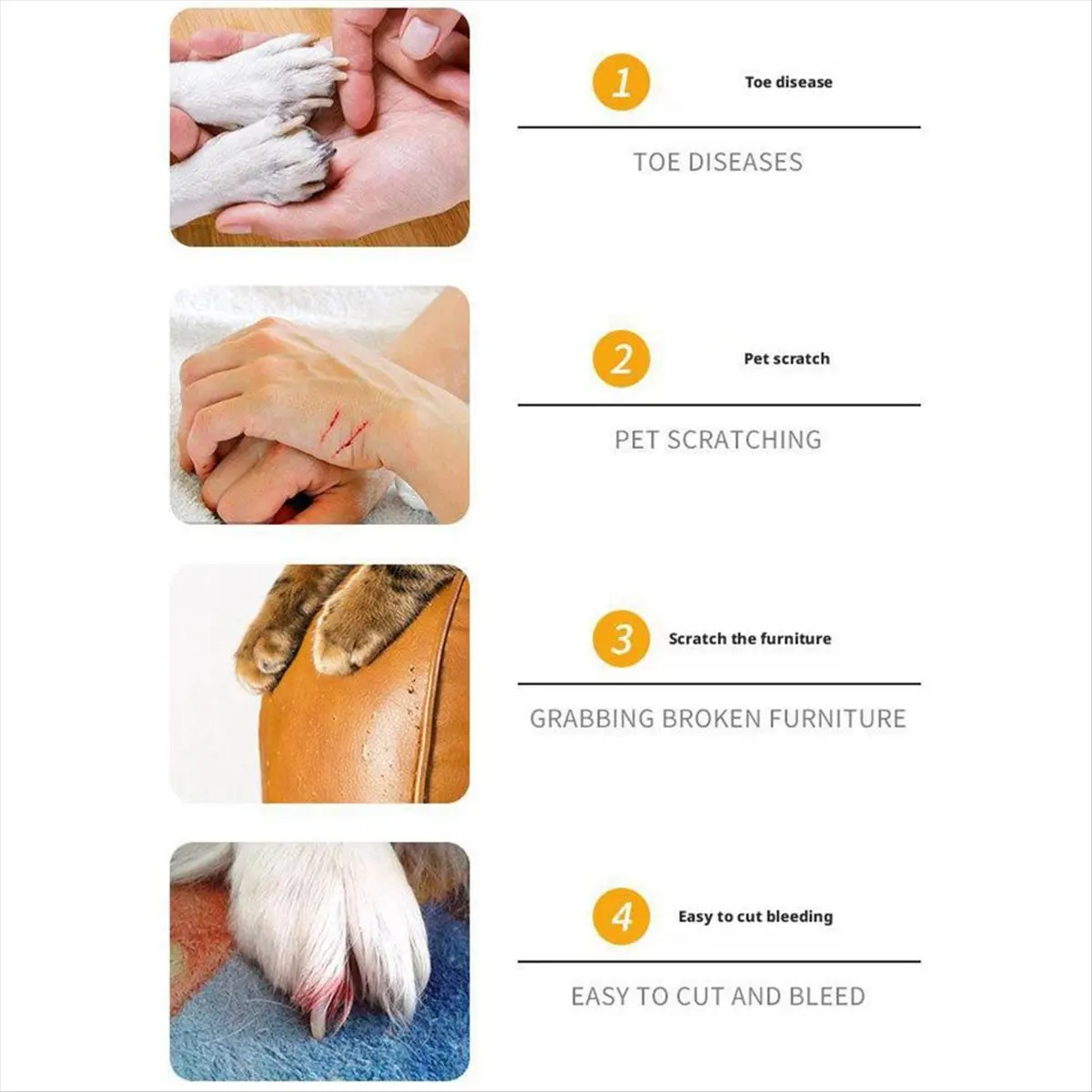 

(AIMA) Electric Dog Nails Clippers for Dog Nails Grinders Rechargeable USB Charging Quiet Pet Paws Nails Grooming Trimmer Tool