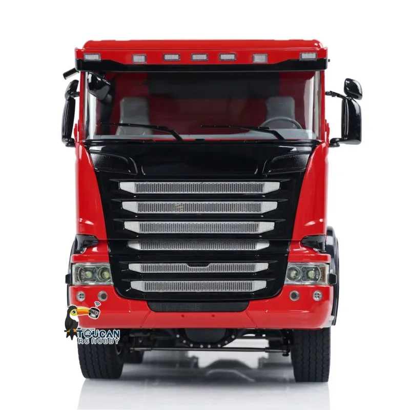

8x8 1/14 RC Hydraulic Roll Off Dump Truck Full Dumper Car Sound Light Remoted Tipper Cars Vehicle Model Toys Gifts