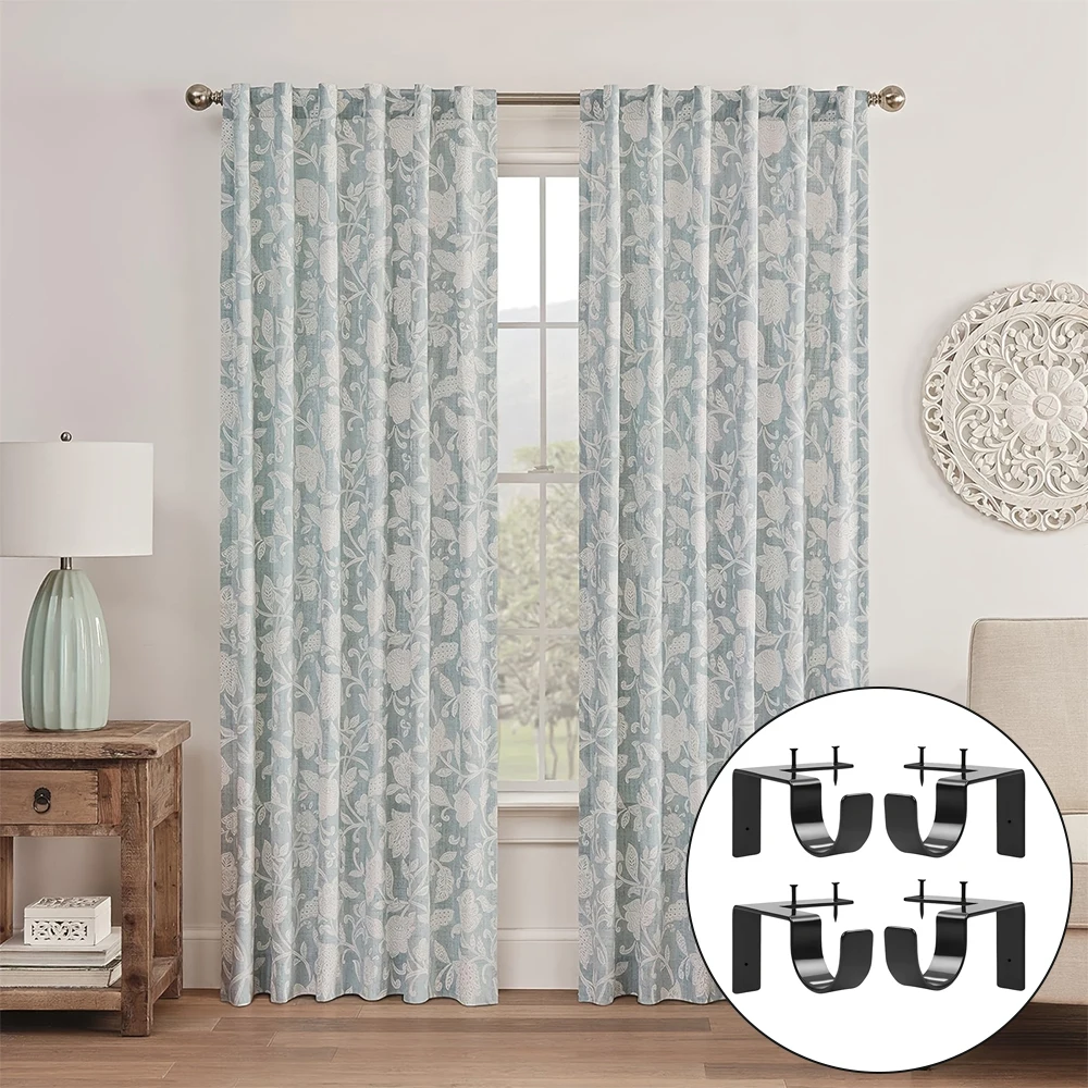 Set Braket Tiang Gorden Ganda  - Blackout Curtain Thick ulasan dan harga