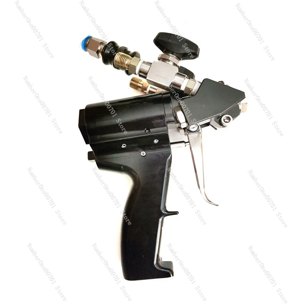 Polyurethane Foam Spray Gun Pneumatic High Pressure Coating Spray Gun Max.35Mpa 1-12kg/min 0.2-1.2Mpa 1.6MM P2 PU Foam Spray Gun