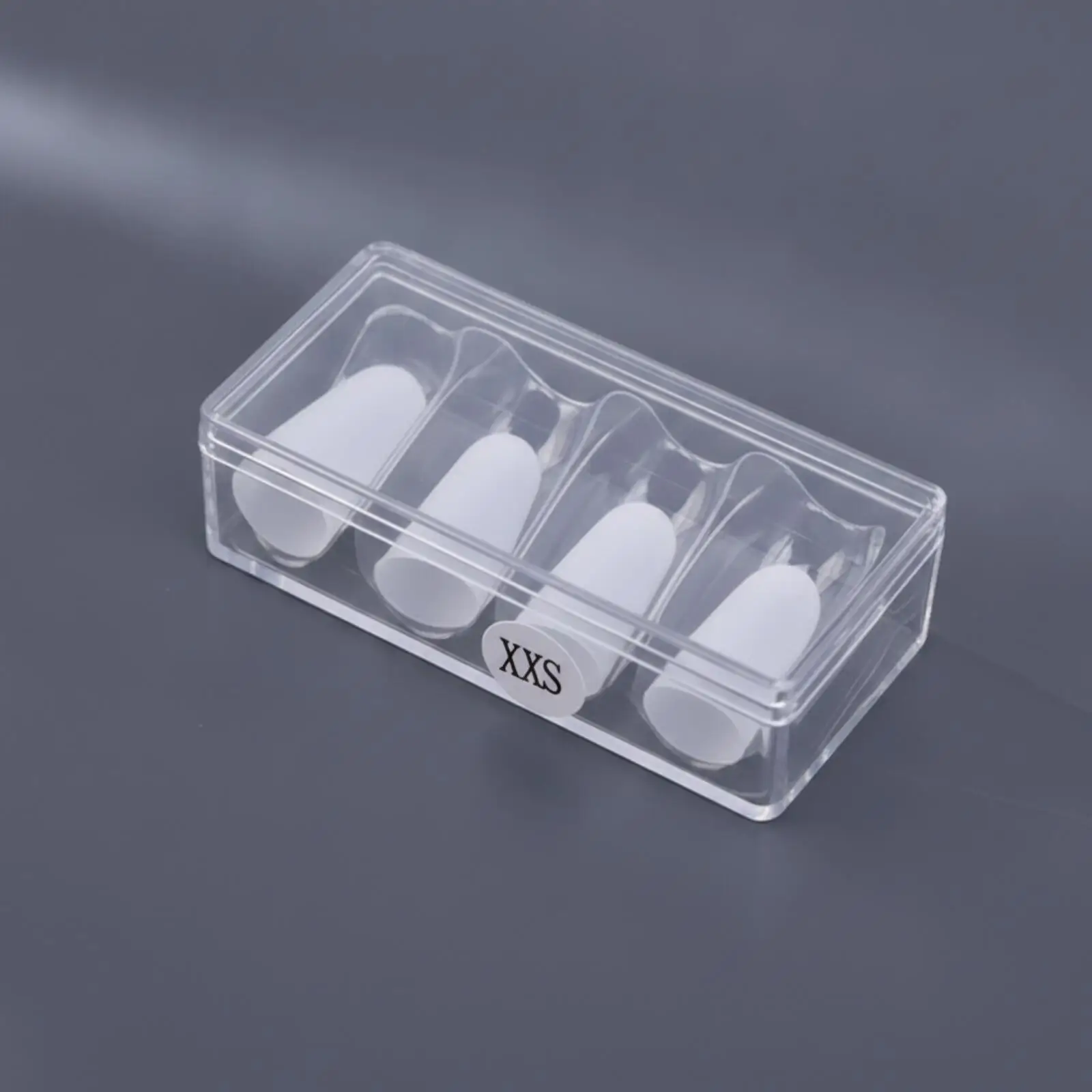 Slim Silicone Guitar Finger Sleeve Protector for Fret Hand Pain Relief with Clear Storage Box for Acoustic and Electric Guitar
