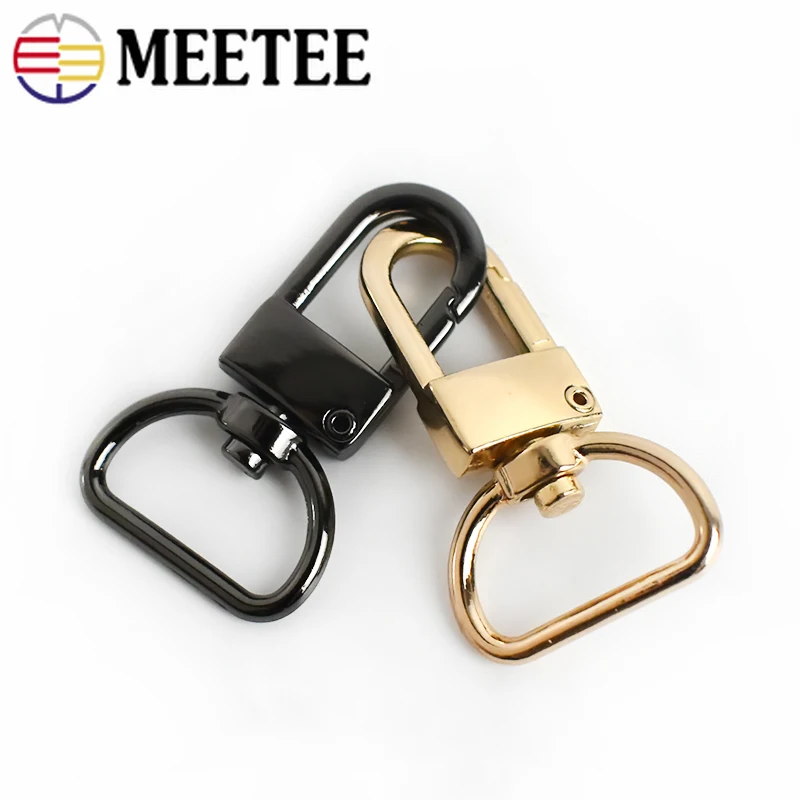 5/10/30Pcs 20mm Metal Bag Buckle Dog Collar Swivel Clasp Trigger Snap Hooks Key Chain Buckles Hanger DIY Sewing Accessories