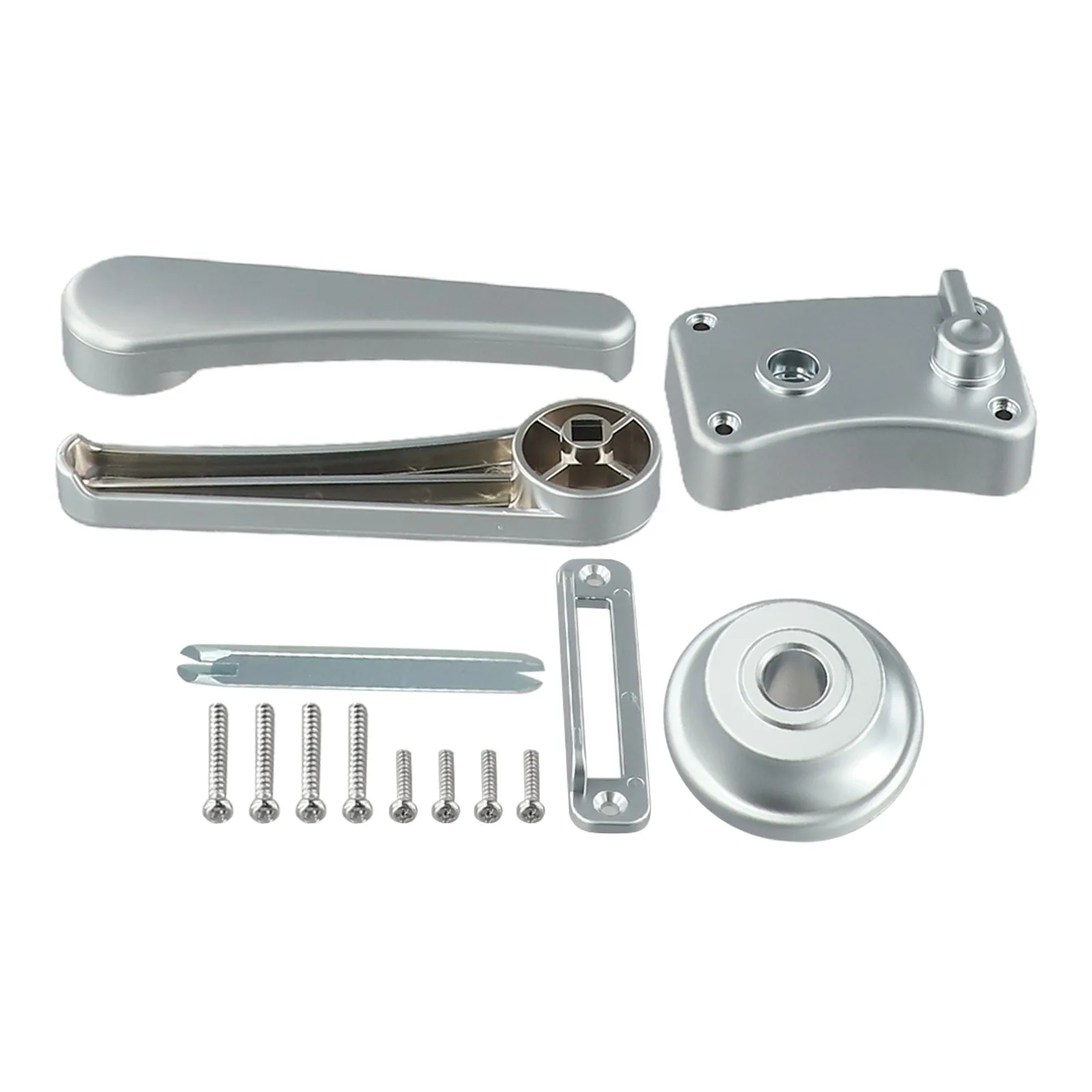 Bed And Bath Areas 140x85mm RV Door Lock Door Latch Handle Wear resistant Privacy Lock Chrome Finish Ergonomic Design