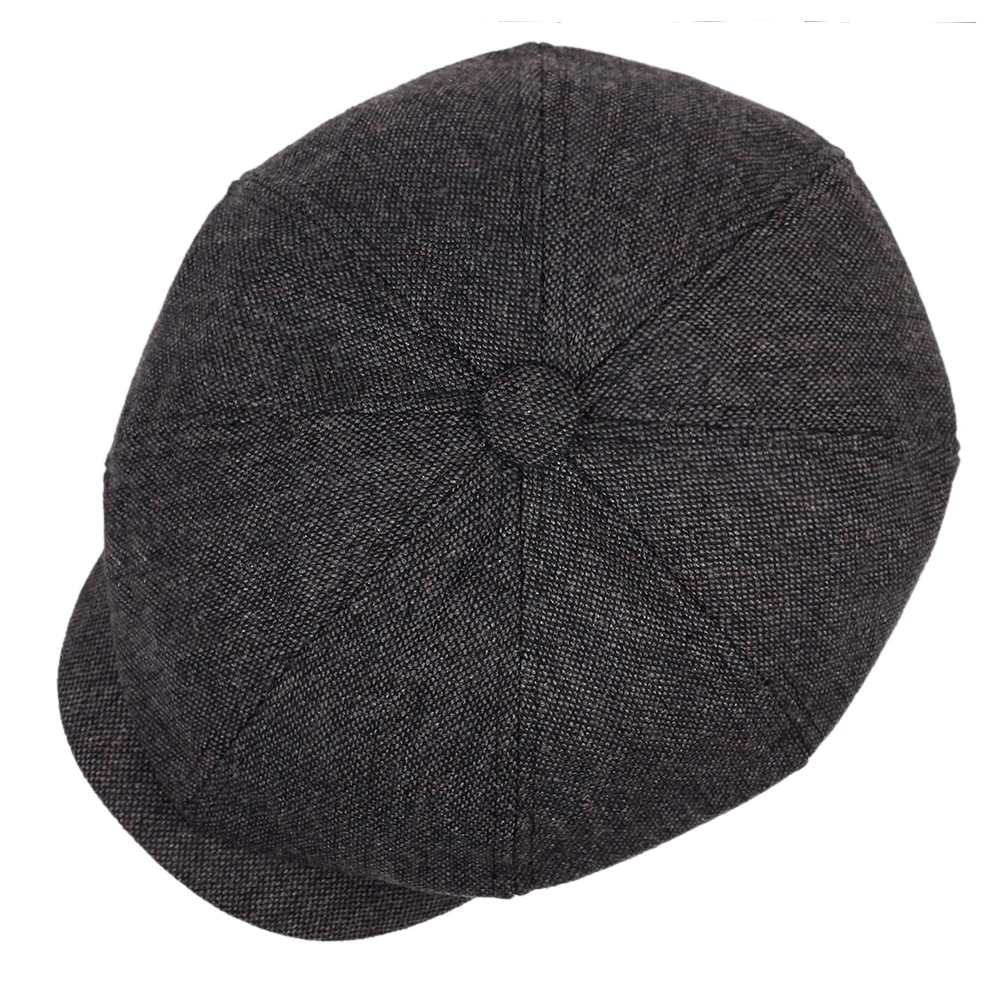 Men\'s Vintage Beret Newsboy Cap Classic Gatsby Style Cotton Blend Adjustable Spring Beret For Men