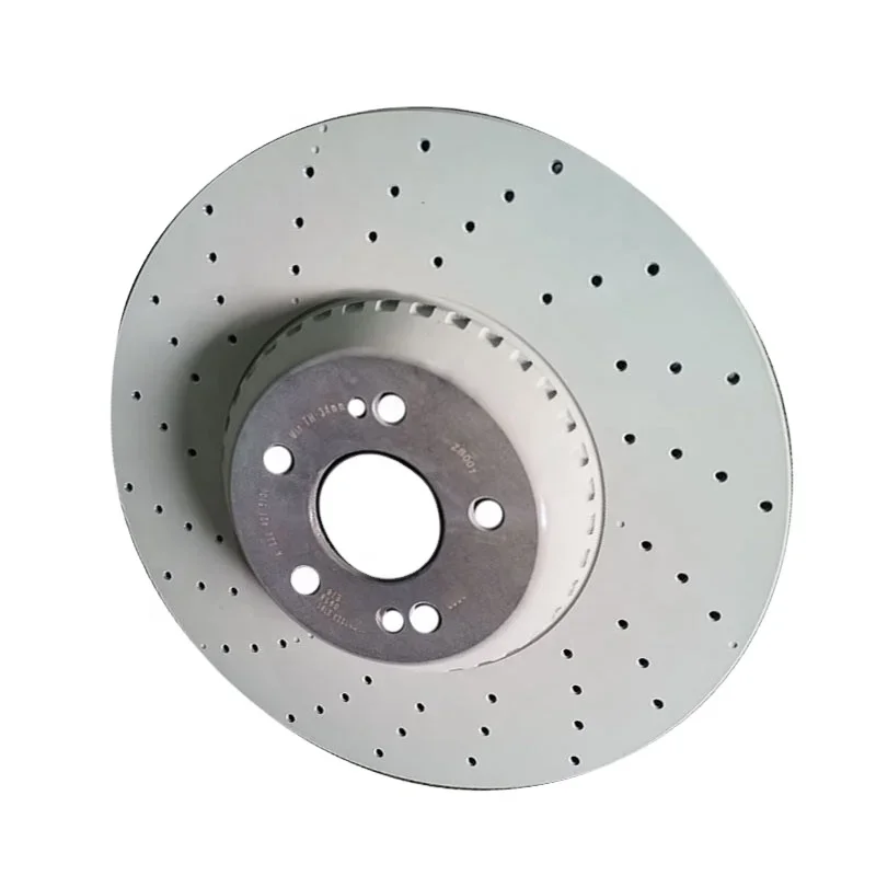 메르세데스 벤츠 S 클래스용 드릴드 프론트 디스크 브레이크 로터 (OEM A2224215100 A2224200272)