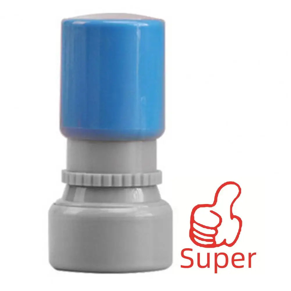 Long-lasting Ink Stamp Teacher Evaluation Tool with Long-lasting Ink for Multiple Color Options English Comment for Efficient