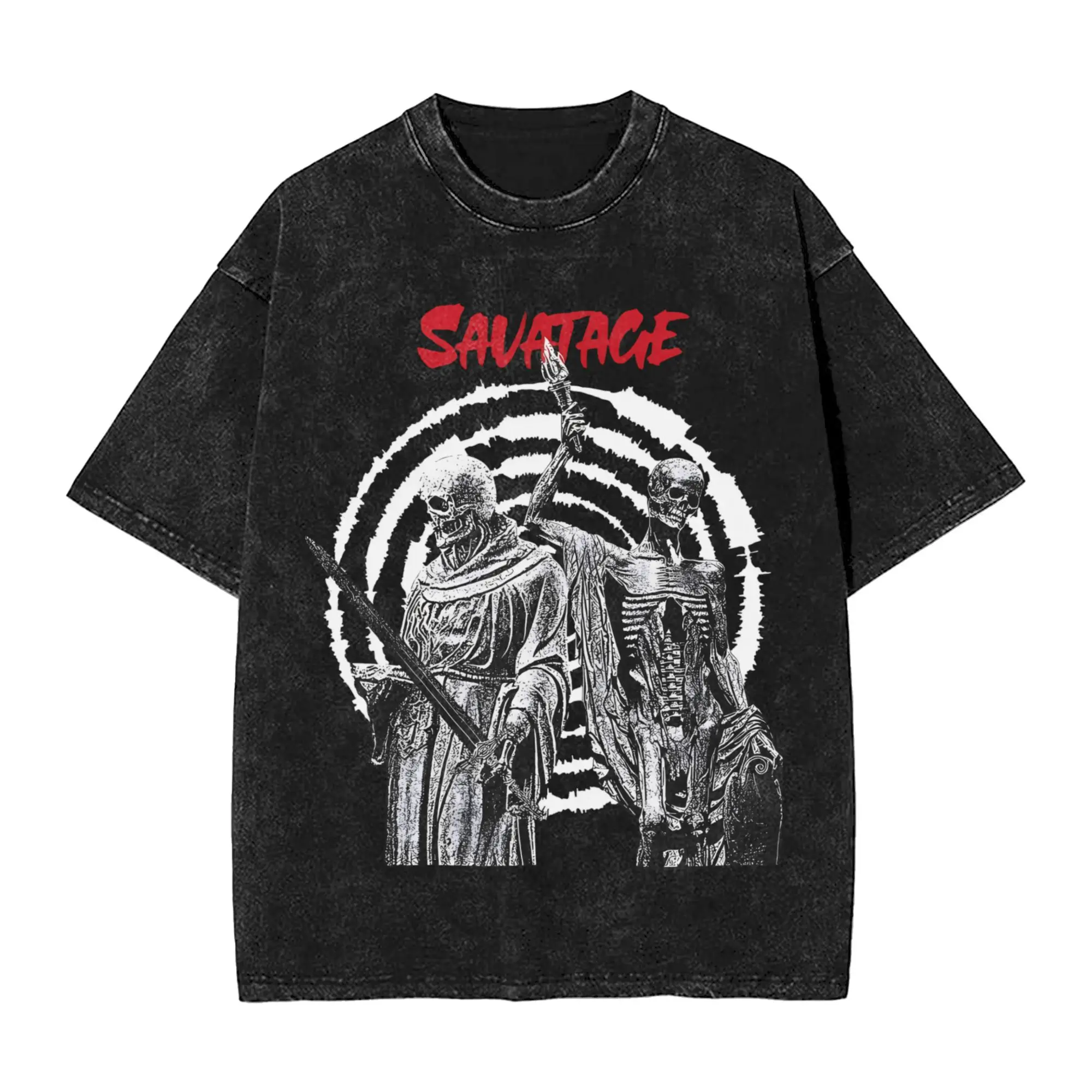 

S-Savatage T Shirt Men's Cotton Leisure T-Shirts Crew Neck Dark Soul Tee Shirt Short Sleeve Clothes New Arrival
