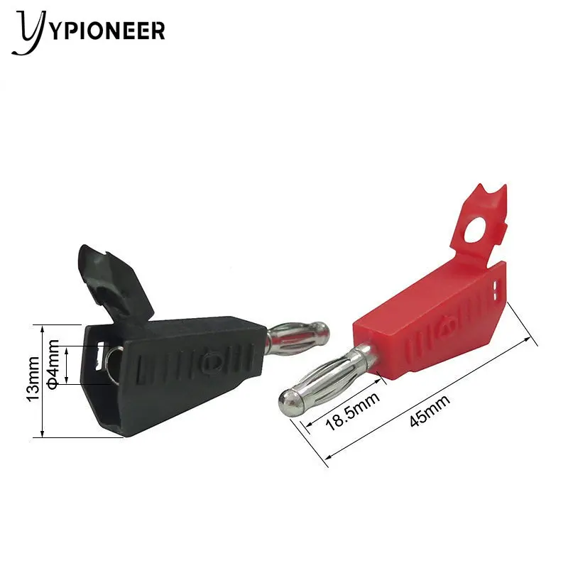 Ypioneer P3002 4Mm Stapelbare Banana Plug Solder Diy Connectors Adapters 10 Stuks Voor Elektrische Testen