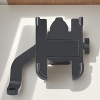 Adjustable Handlebar Phone Holder|Aluminum Alloy Bike Mirror Mount|Anti-Shock Phone Clamp|Motorcycle/Bicycle Accessory