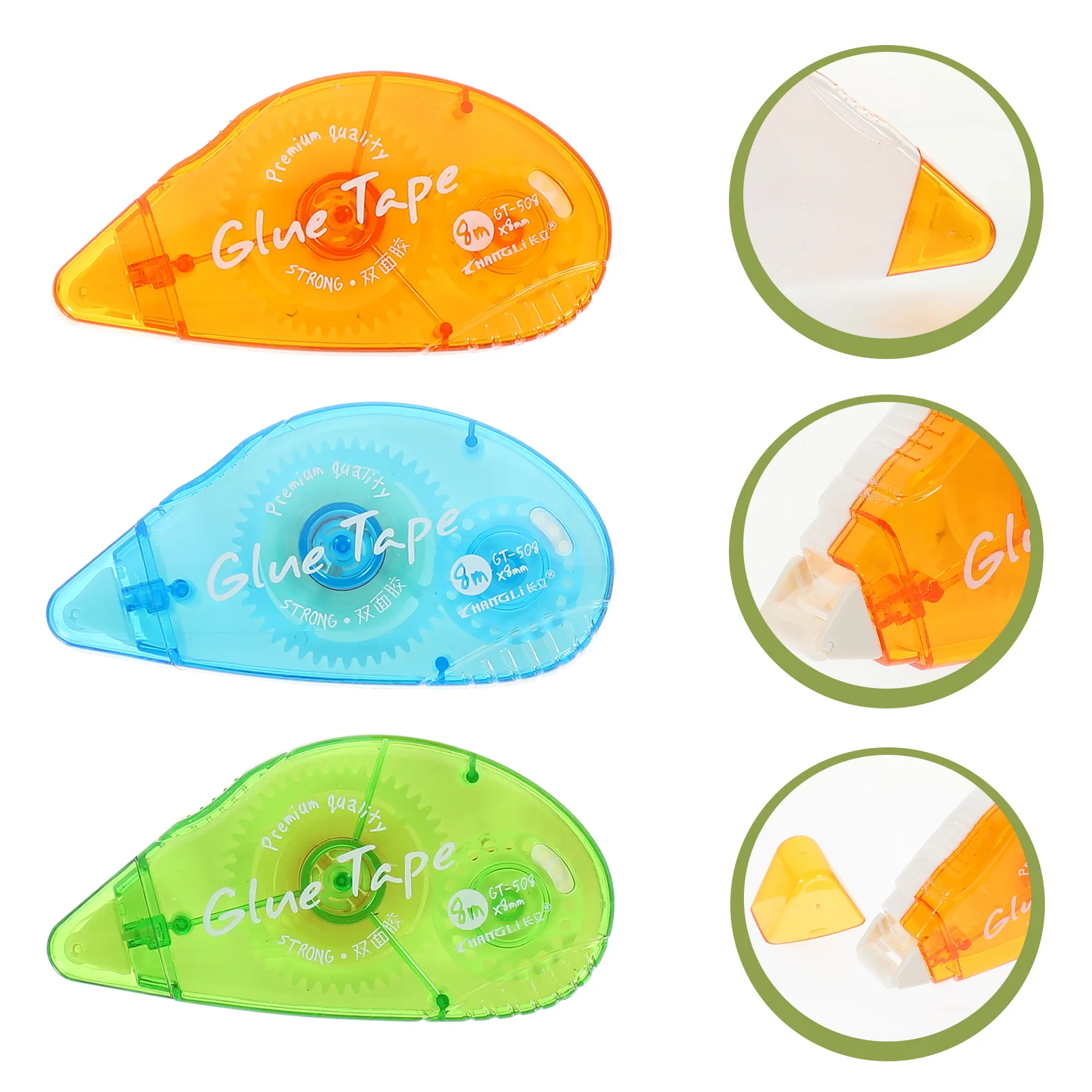 

3 Pcs Correction Tape for Scrapbooking Card Making Strong Adhesive Double sided Tape Multipurpose Student Stationery Safe