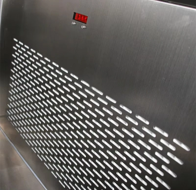 Room with stainless steel cargo Air shower Air shower