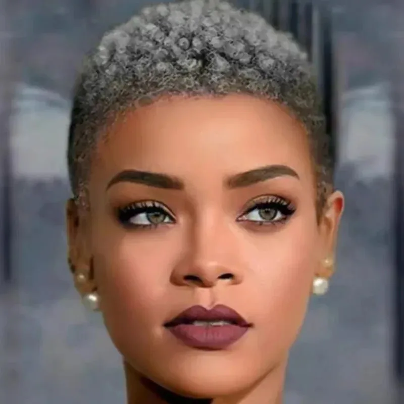 New Fashion Afro Kinky Synthetic Short For Black Women Rose Net Screw Curly Heat Resistant Fiber Wig Daily Use - view 3