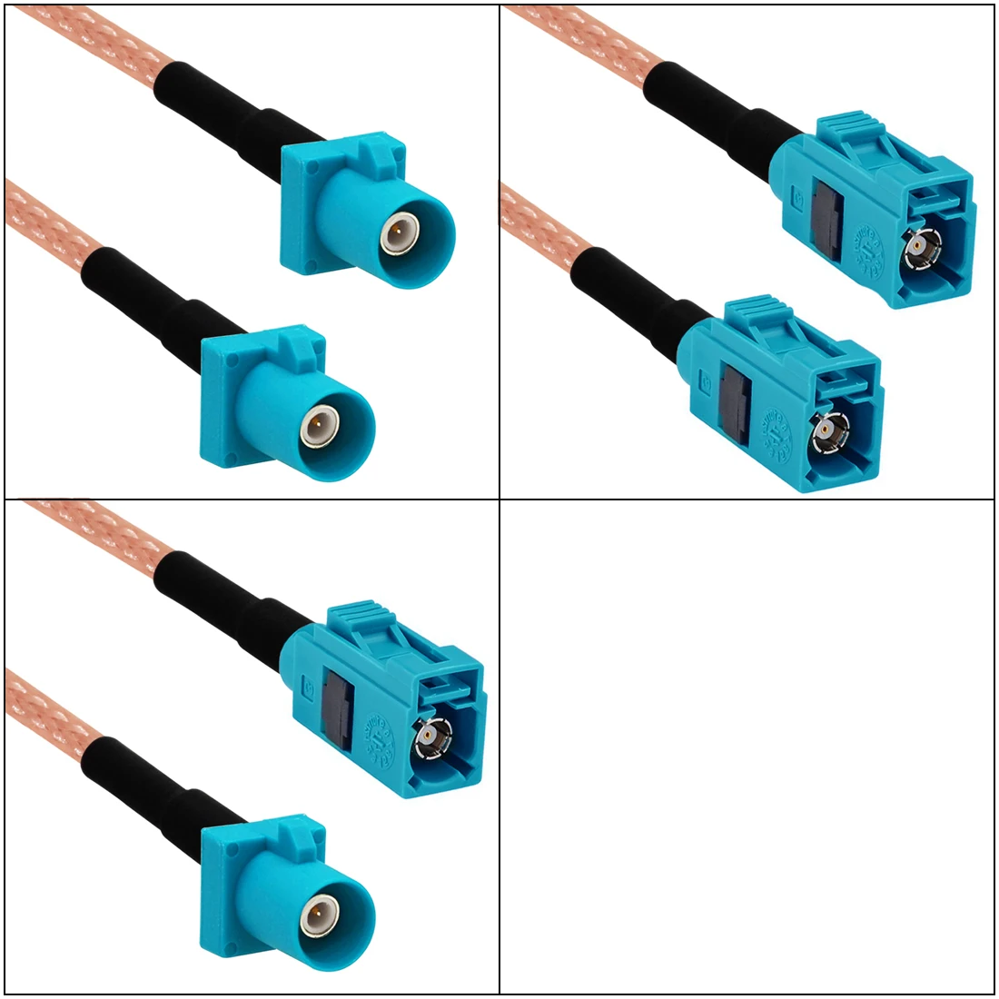 Fakra Z Type Mannelijk Vrouwelijk Paars Naar Sma Plug Jack Pigtail Kabel Adapter Rg 316 15Cm Groothandel Nieuw Voor Gps