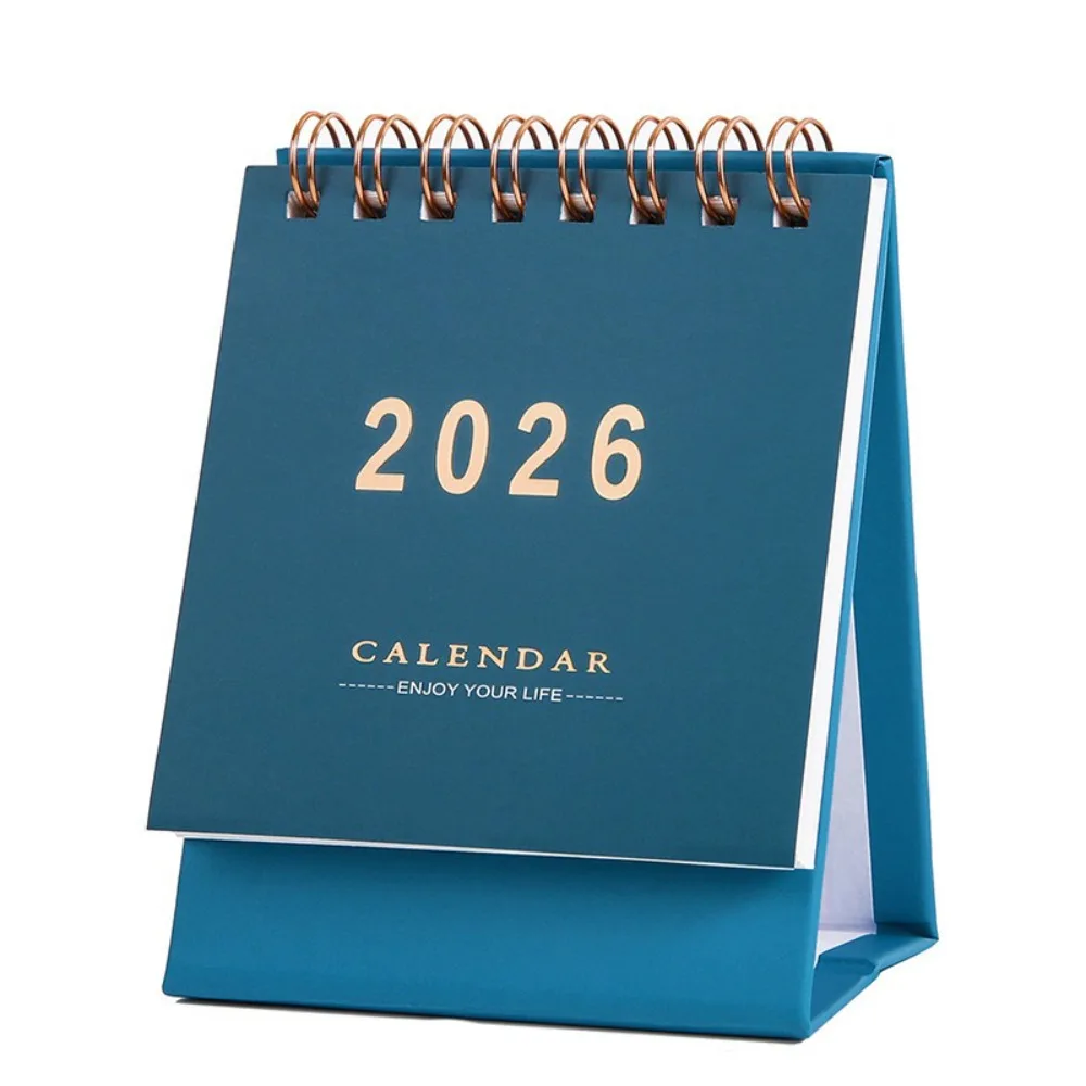 

Настольный календарь небольшого размера, плотная бумага, креативный стиль, принадлежности для ежедневного планирования, мини-дизайн, записывающие заметки, настольный планировщик