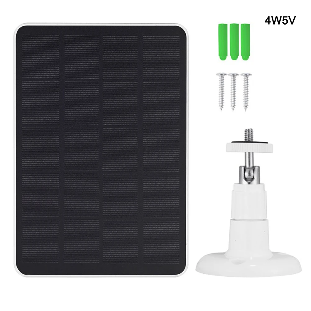 High Quality Practical Affordable Brand New Solar Panel CCTV Battery Charger 175*115*10mm 4W For USB Power Outdoor