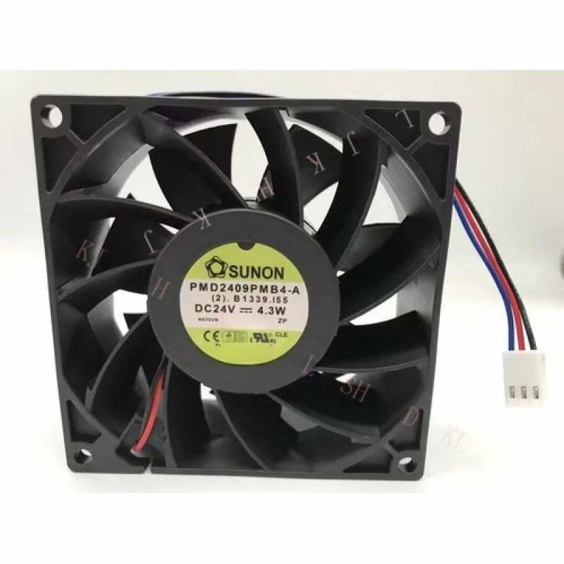 

N НОВЫЙ ДЛЯ SUNON 9038 PMD2409PMB4-A 24 В 4,3 Вт 3-проводной охлаждающий вентилятор