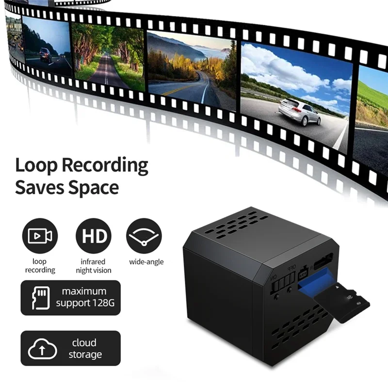 Беспроводная Wi-Fi камера FFYY-Mini F1 с ночным видением для записи видео и мониторинга безопасности на открытом воздухе