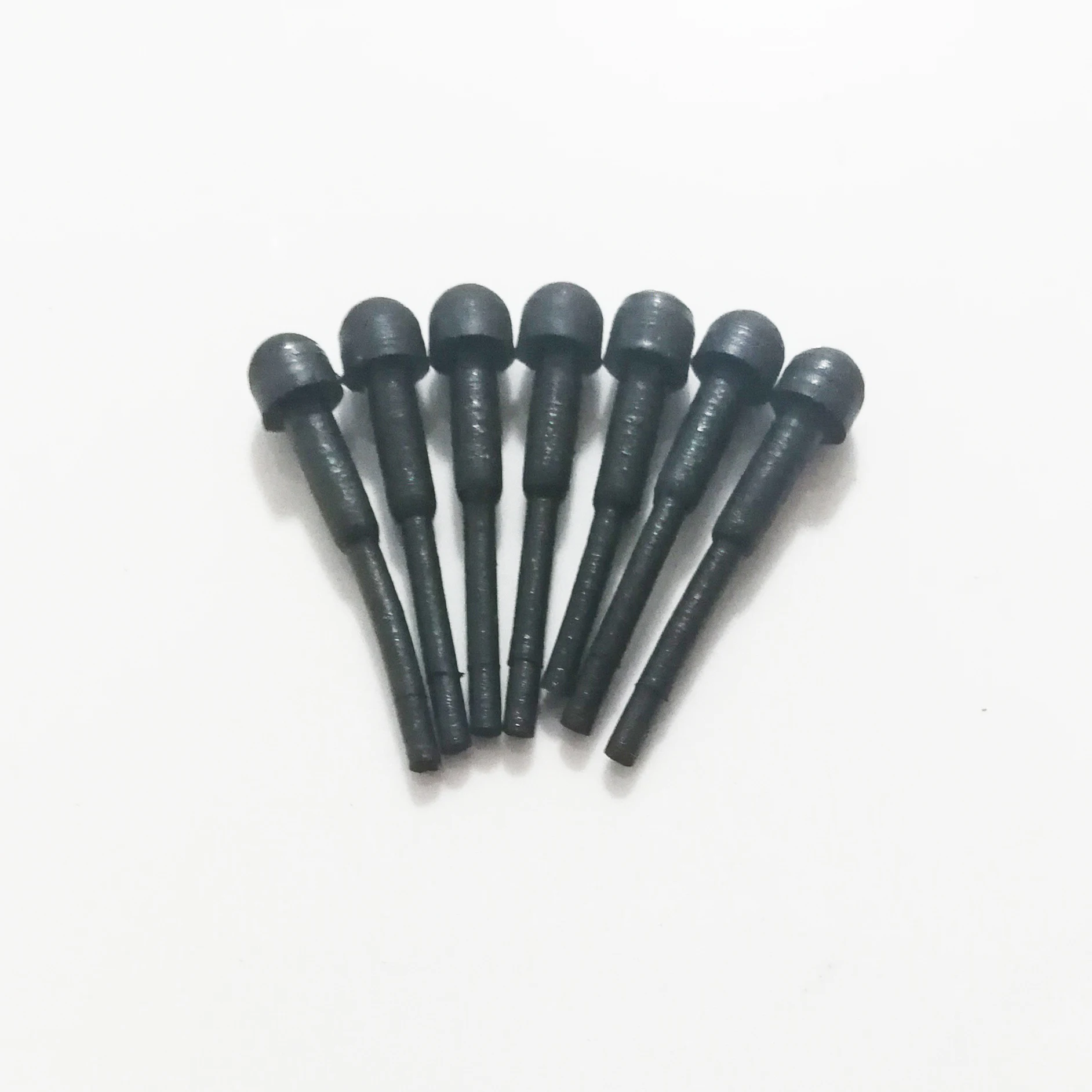 100pcs Replacement Rubber Bumper Hair Scissors Barber Shears Stopper Black