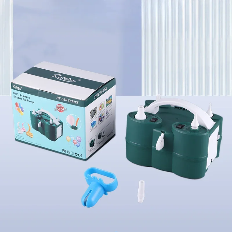 New 688 Multi-purpose Electric Pump Can Inflate Round and Long Balloons Portable Inflatable Pumps