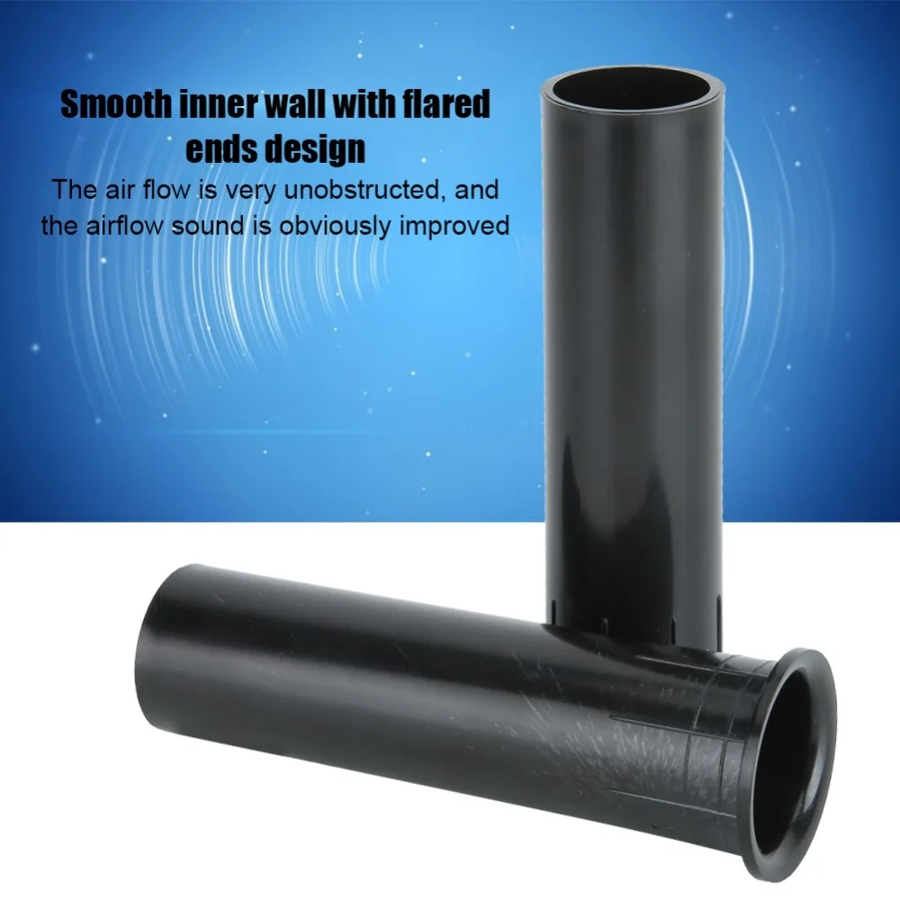 4PCS Small Subwoofer Speaker Tube 26mm x 95mm Bass Enhancer Inverted Tube Speaker Cabinet Port Tube Replacement Parts