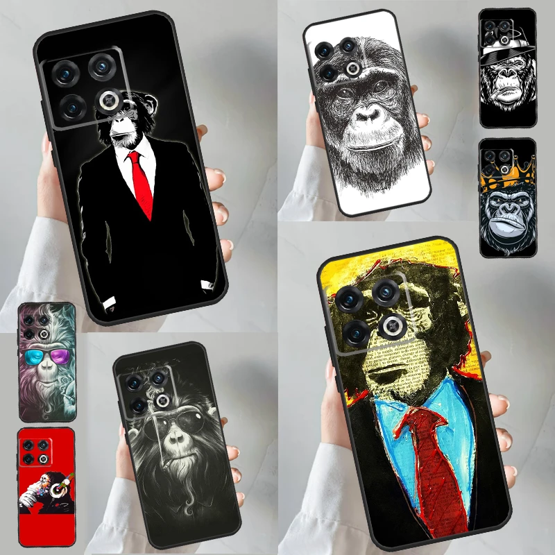 Amazing Monkey Chimpanzee Case For OnePlus 8 9 10 Pro 11 12 9R 10T 10R 12R OnePlus Nord 3 CE 2 Lite CE4 N10 N20 Cover