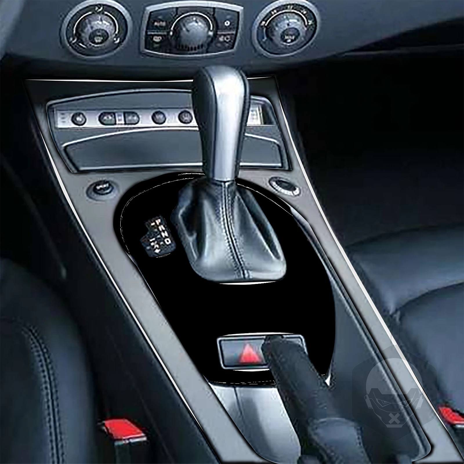 For BMW Z4 E85 E86 2003-2008 Piano Black Central Gear Shift Control Frame Panel Cover Trim Car Accessories Decoration Sticker view 4
