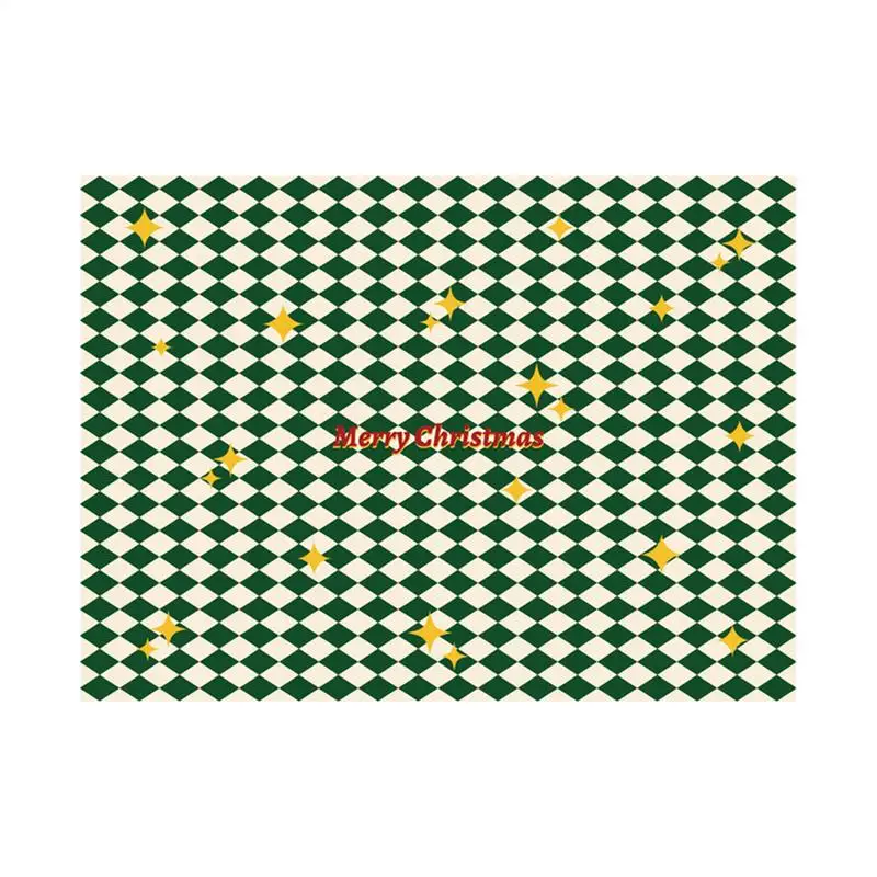 Manteles rectangulares navideños, mantel navideño, herramienta de decoración con elementos navideños para mesa de comedor al aire libre