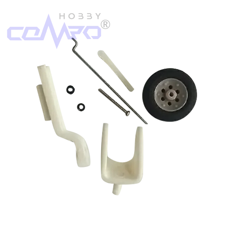 2 ensembles Mini volant rétractable/Balsa KT avion à voilure fixe assemblage de volant Miniature ensemble de train d'atterrissage Kit