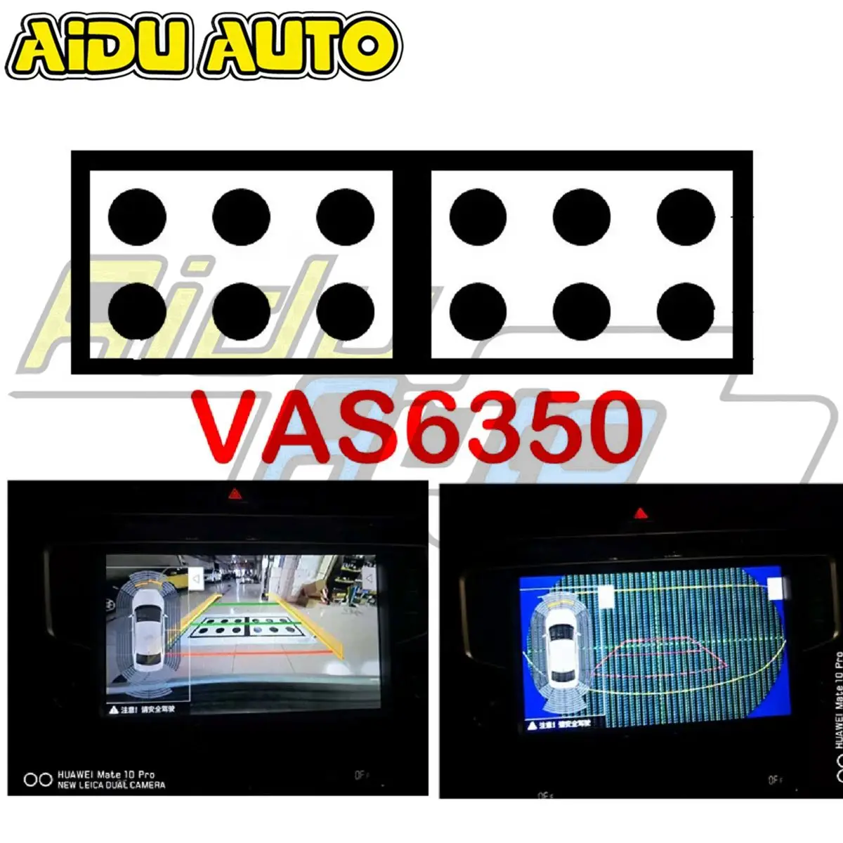 AIDUAUTO For Audi VW Skoda Seat Original Rear Viewer Camera Calibration Tool VAS6350