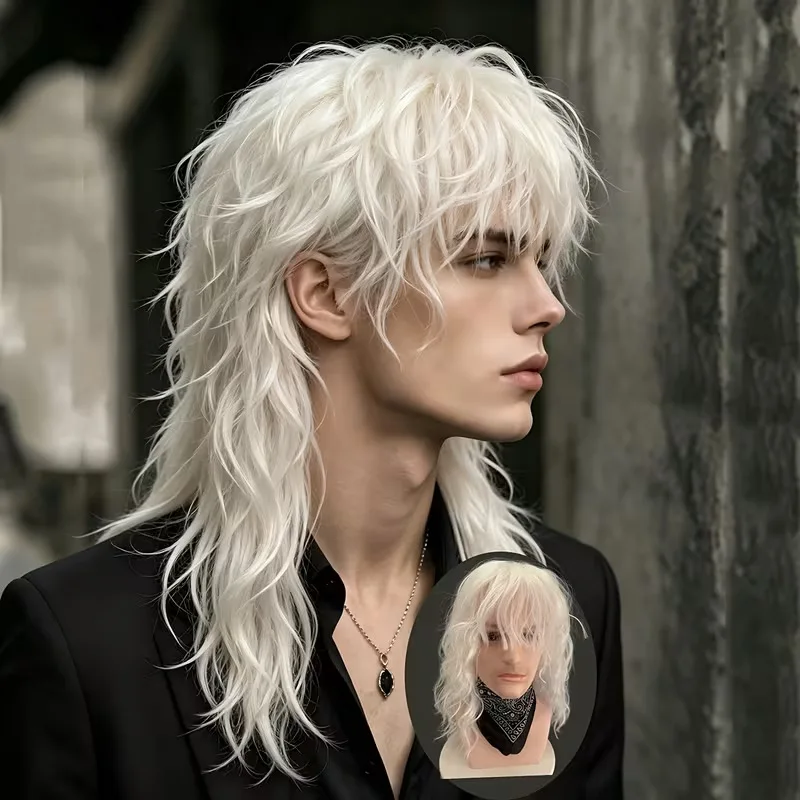 Monk Wig Brown Bowl Cut Synthetic Hair Wig for Men Halloween Christmas Party Cosplay Costume Religious Friar Costume Wig