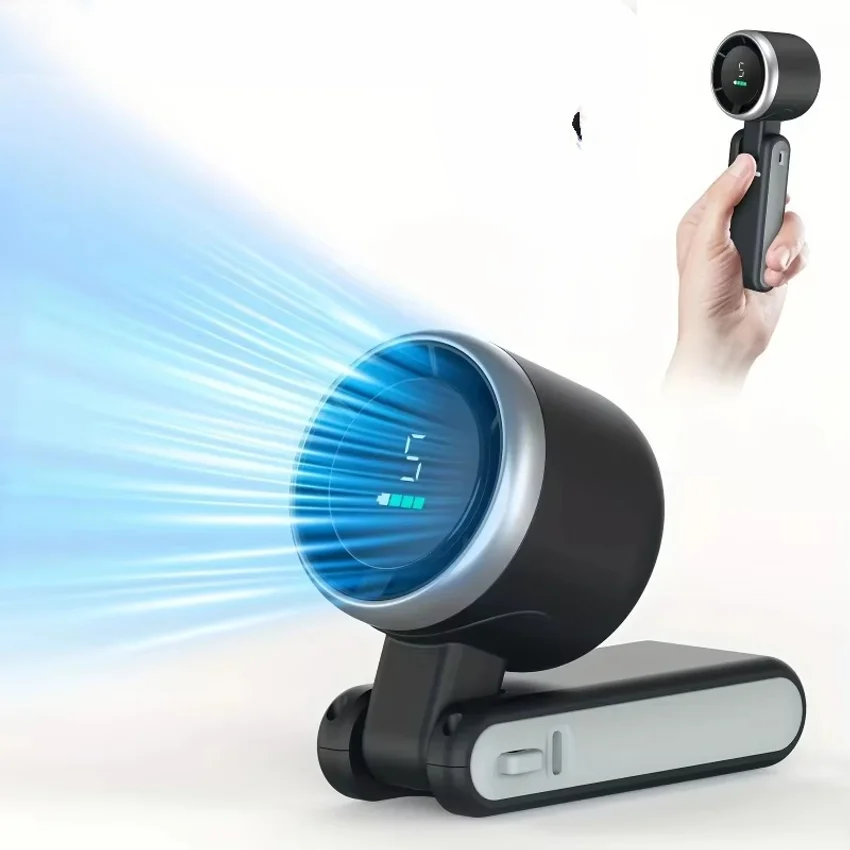 

3-in-1 Fan, 5-speed, 3600mAh Rechargeable Lithium Battery, USB Charging, Travel Mini Fan