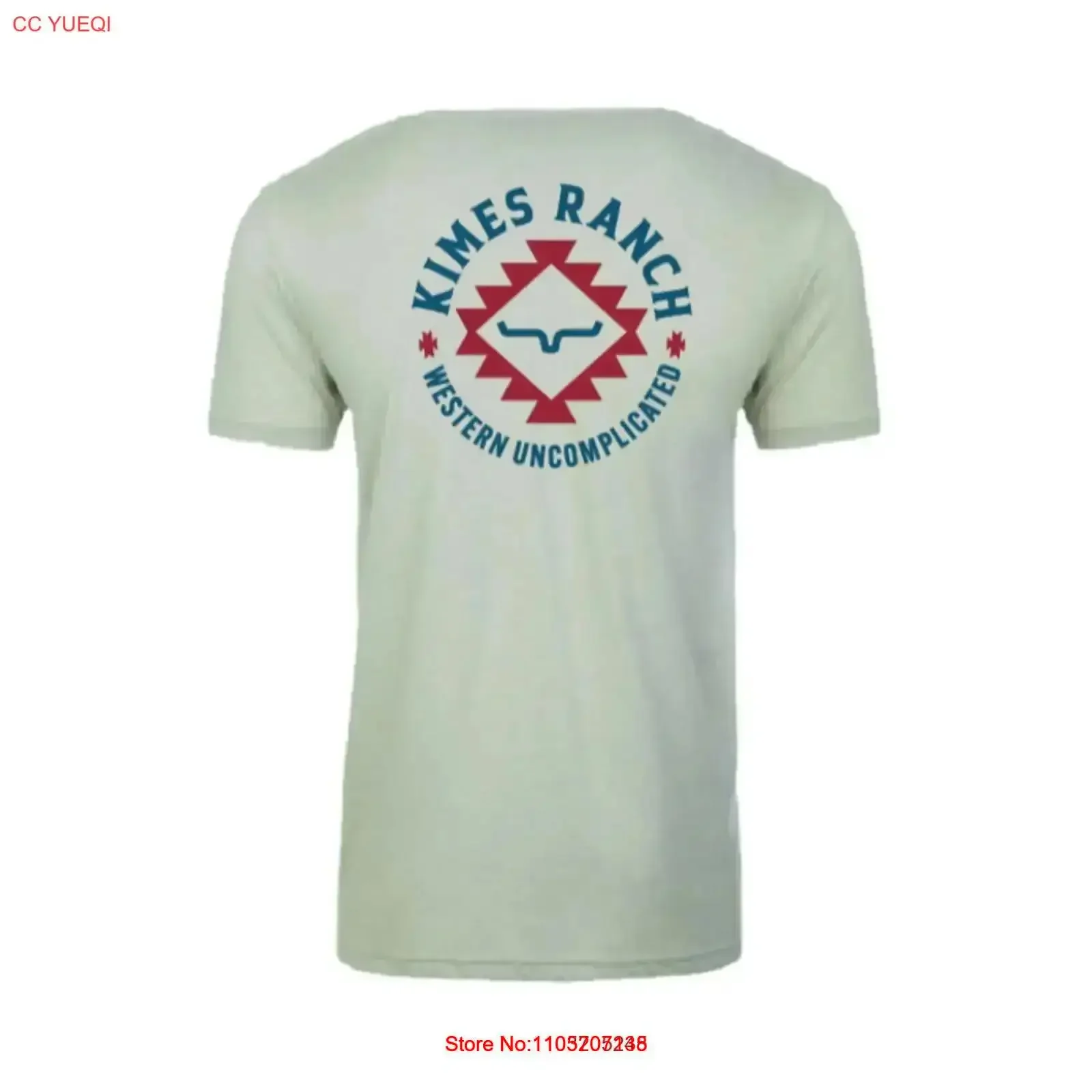 تي شيرت Kimes Ranch للرجال من Vaugh Western Sand Brown تي شيرت MSH0000134 BE007 عتيق مغسول وممتد وجيد التهوية كاجوال عتيق مغسول #1