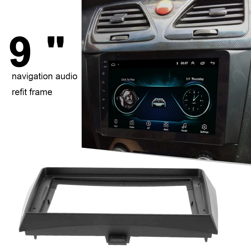 Kit Fascia Car Radio para JAC J5 2009-2014, DVD Stereo Frame, adaptador de placa, instalação de montagem traço, moldura Trim, 2 Din